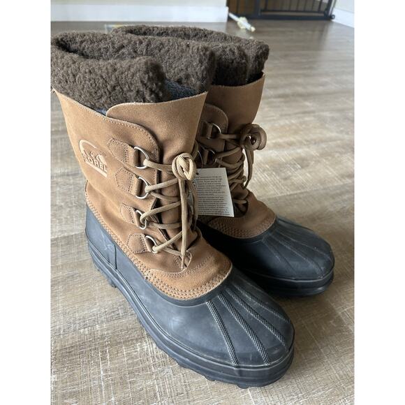 Sorel Ice Pac Winter Boots Men’s 13 Waterproof Leather Removable Felt Liner NWT main image 15